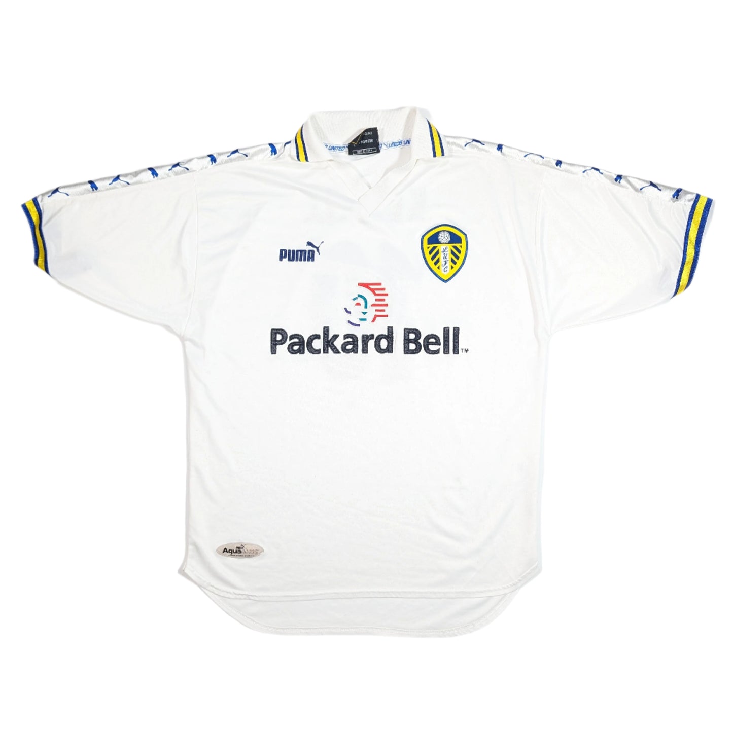Leeds United Puma Football Jersey 1998 Harry Kewell  #10  (L) [Fair]