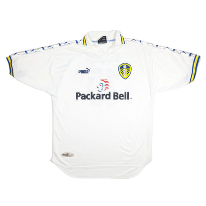Leeds United Puma Football Jersey 1998 Harry Kewell  #10  (L) [Fair]