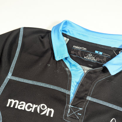 Glasgow Warriors 2015 / 16 Rugby Jersey Macron (M) Test   [Very Good]