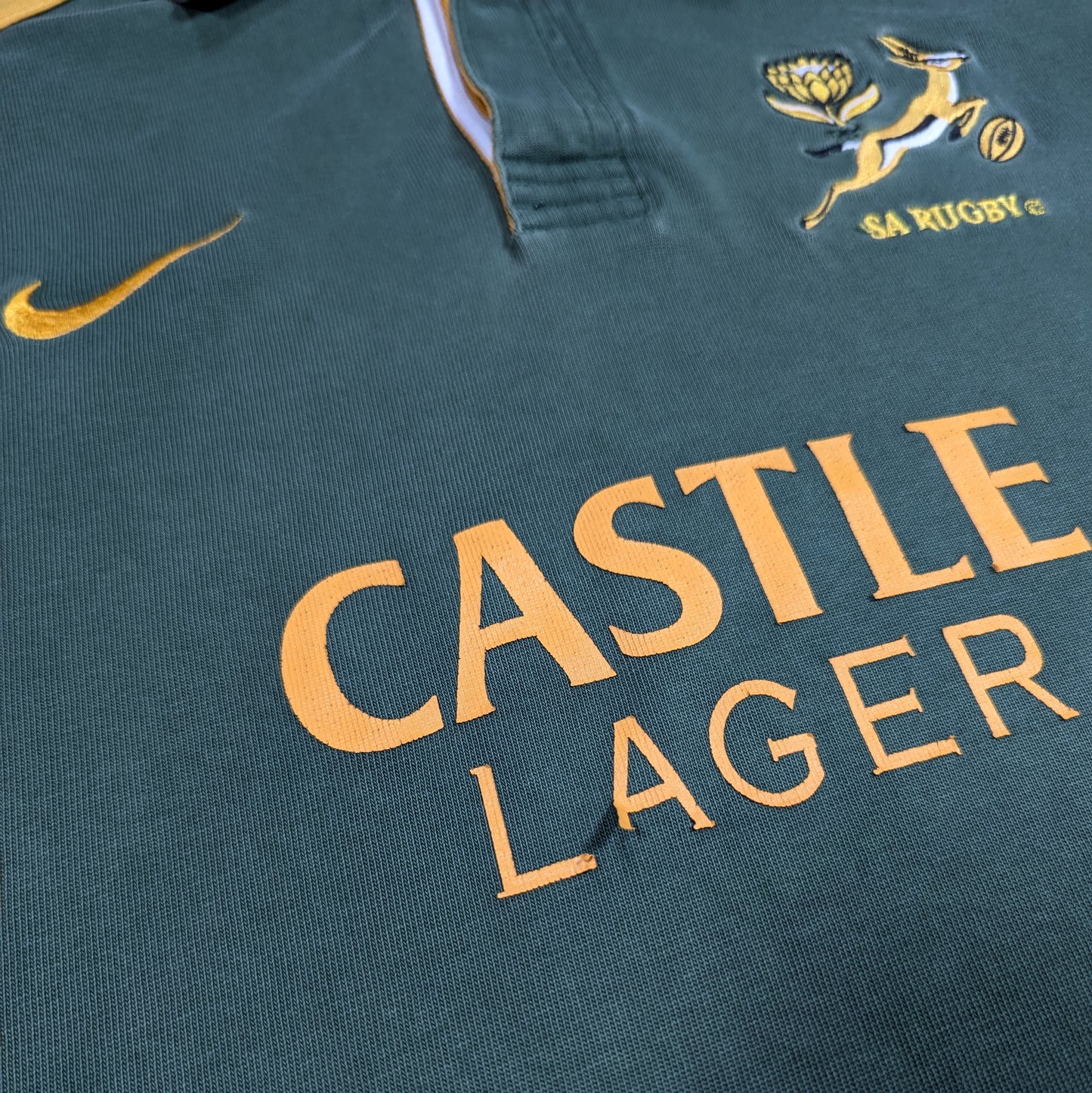 South Africa Nike Rugby Jersey 2001 (XL) [Fair]