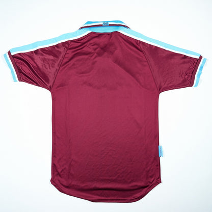 West Ham United Score Draw Football Jersey Retro (M) [Very Good]