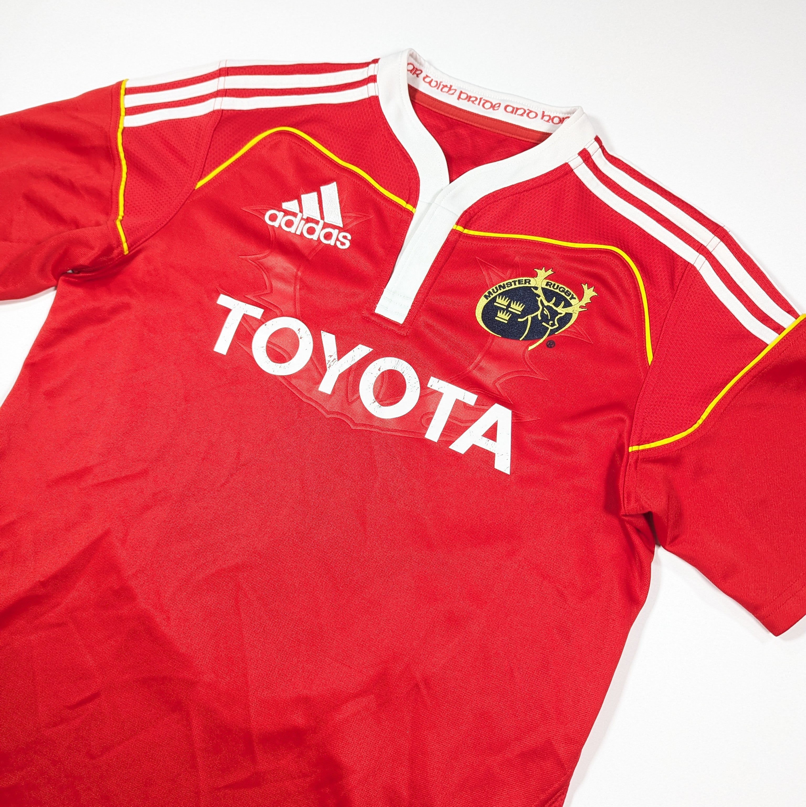極美品 希少品Adidas MUNSTER RUGBY Jersey 09モデル Munster Rugby Shirts 2009/2010 Jersey L Adidas Ireland Rugby