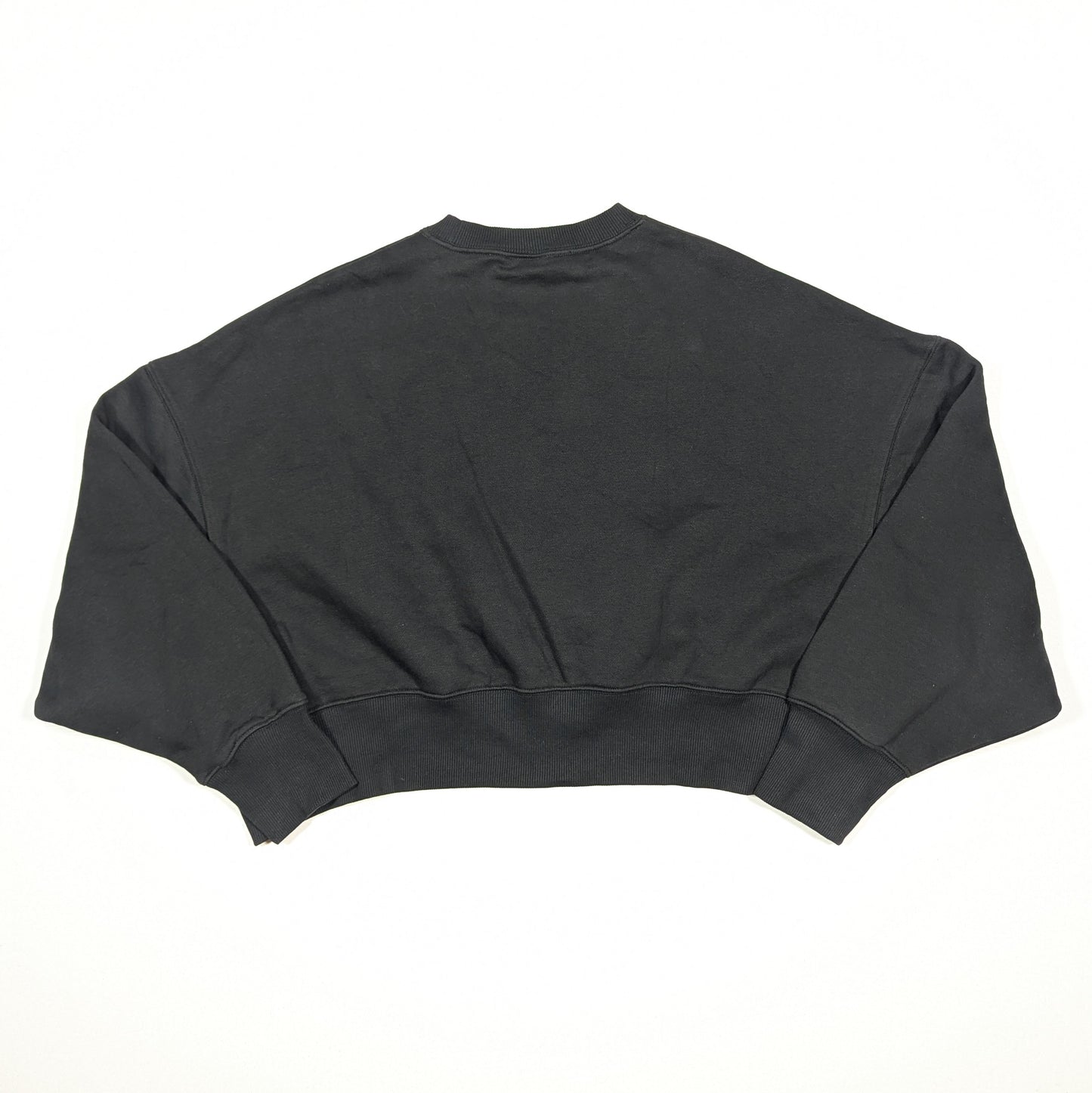 Black Cropped Nike Streetwear Sweatshirt (S) [Very Good]
