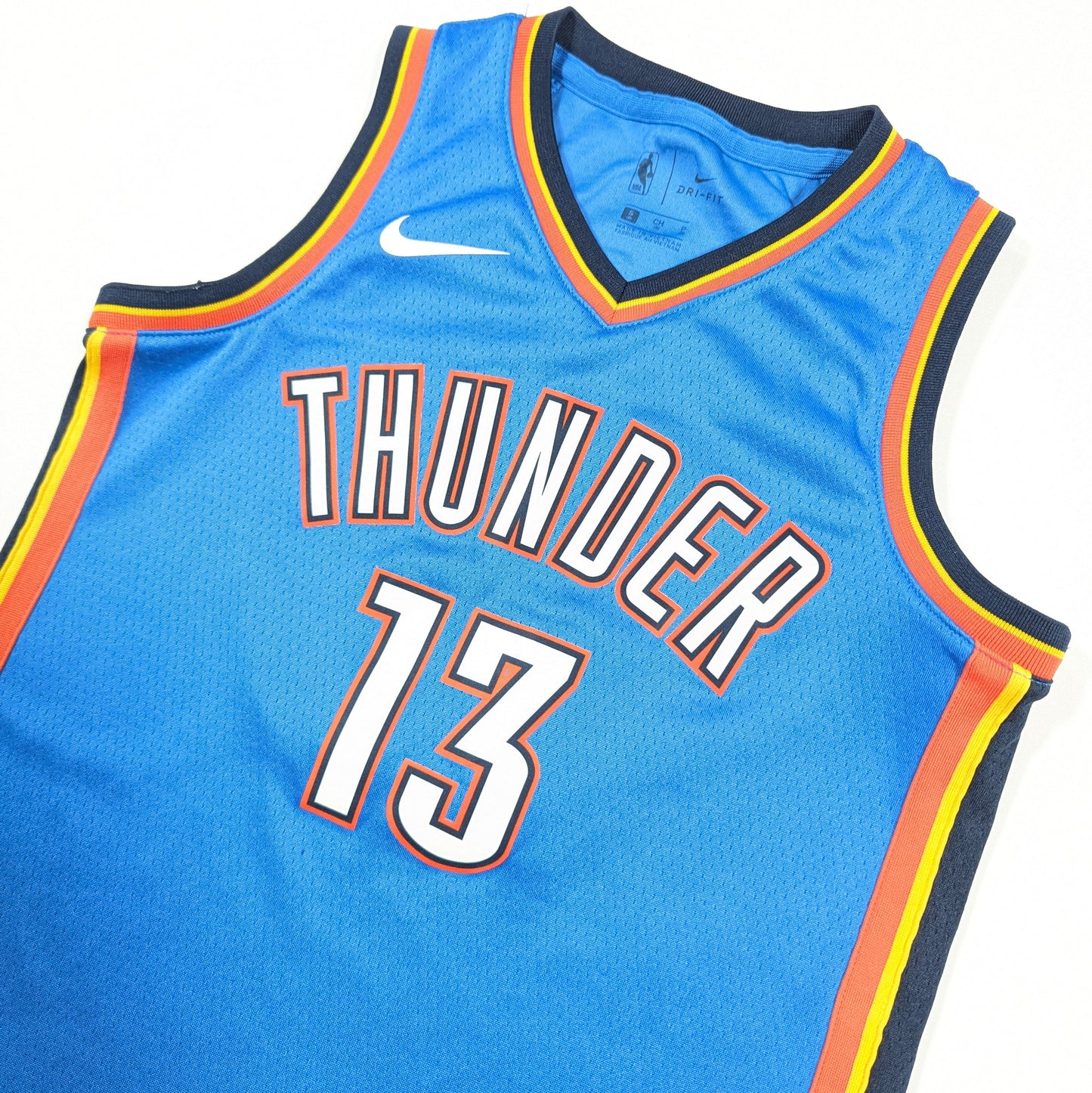 Oklahoma City Thunder Nike Basketball Jersey 2019 George  #13  (7-8 Years) [Excellent]