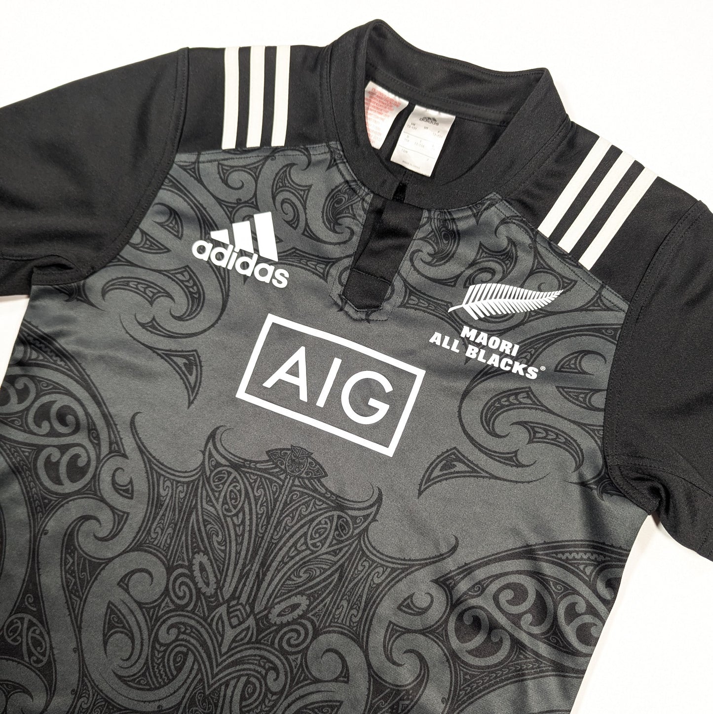Maori All Blacks adidas Rugby Jersey 2016 (12-13 Years) [Excellent]
