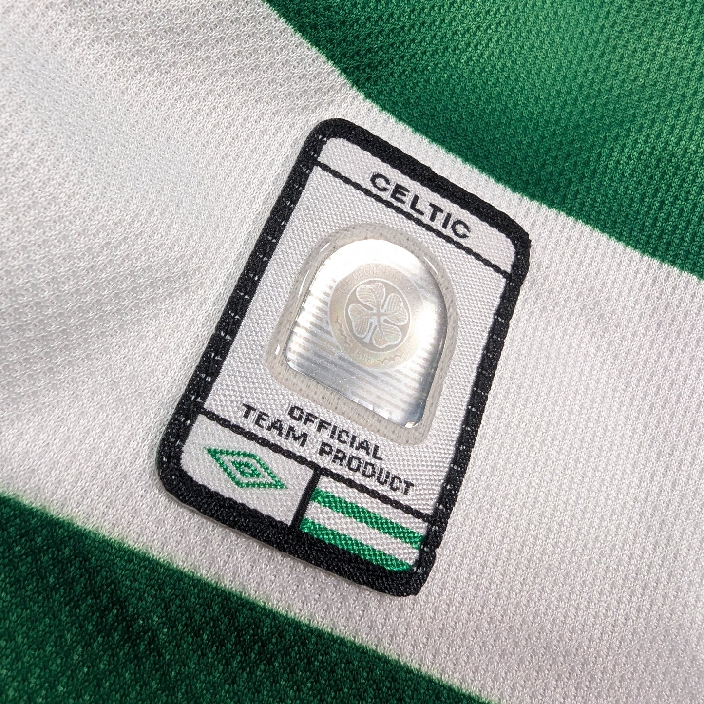 Celtic Umbro Football Jersey 2003 Thompson  #8  (XL) [Fair]