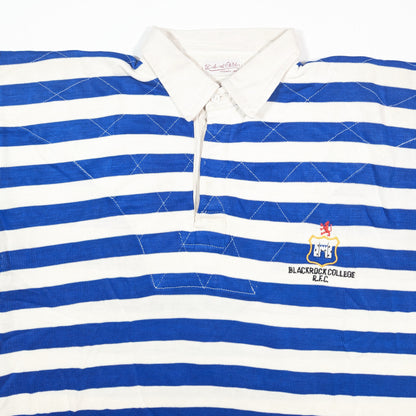 Blackrock College Woodward & Stalder Rugby Jersey 1970s #8  (L) [Fair]