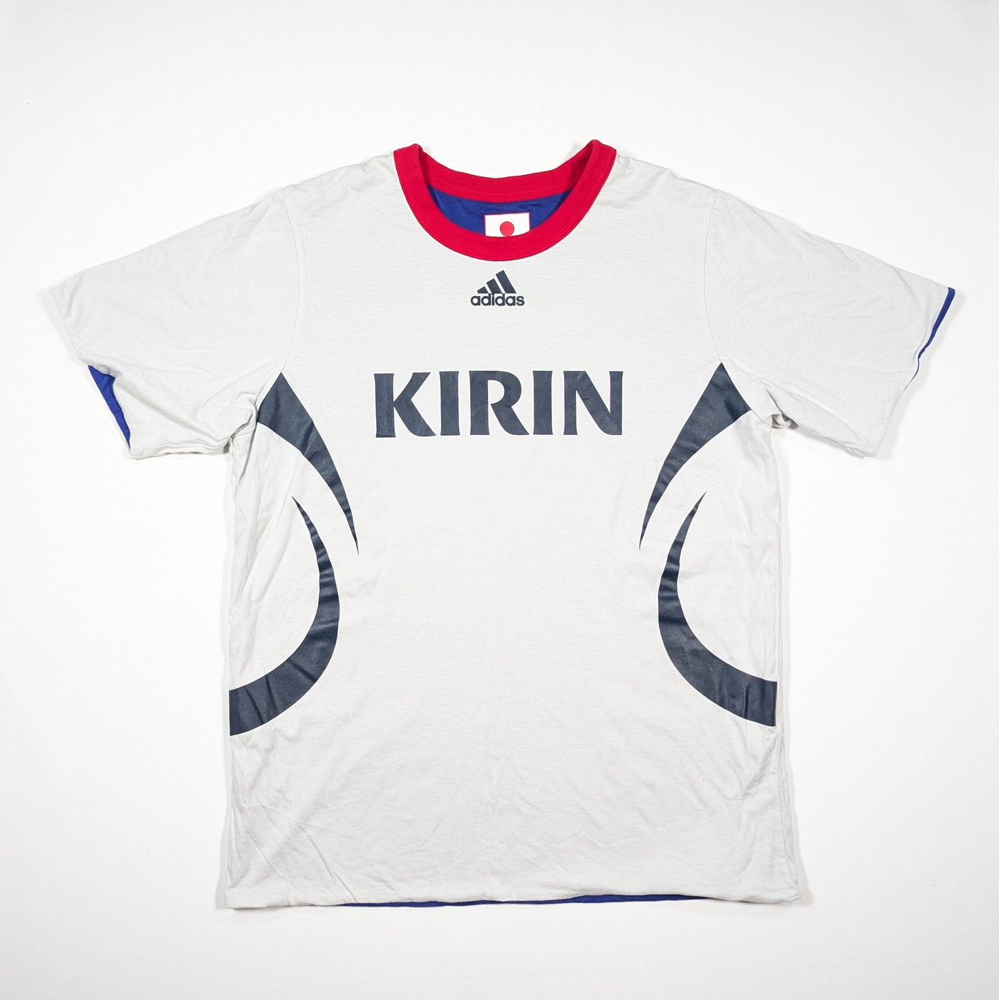 Japan adidas Football Reversible T-Shirt 2007 #10  (L) [Very Good]