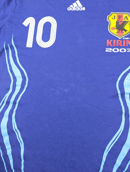 Japan adidas Football Reversible T-Shirt 2007 #10  (L) [Very Good]