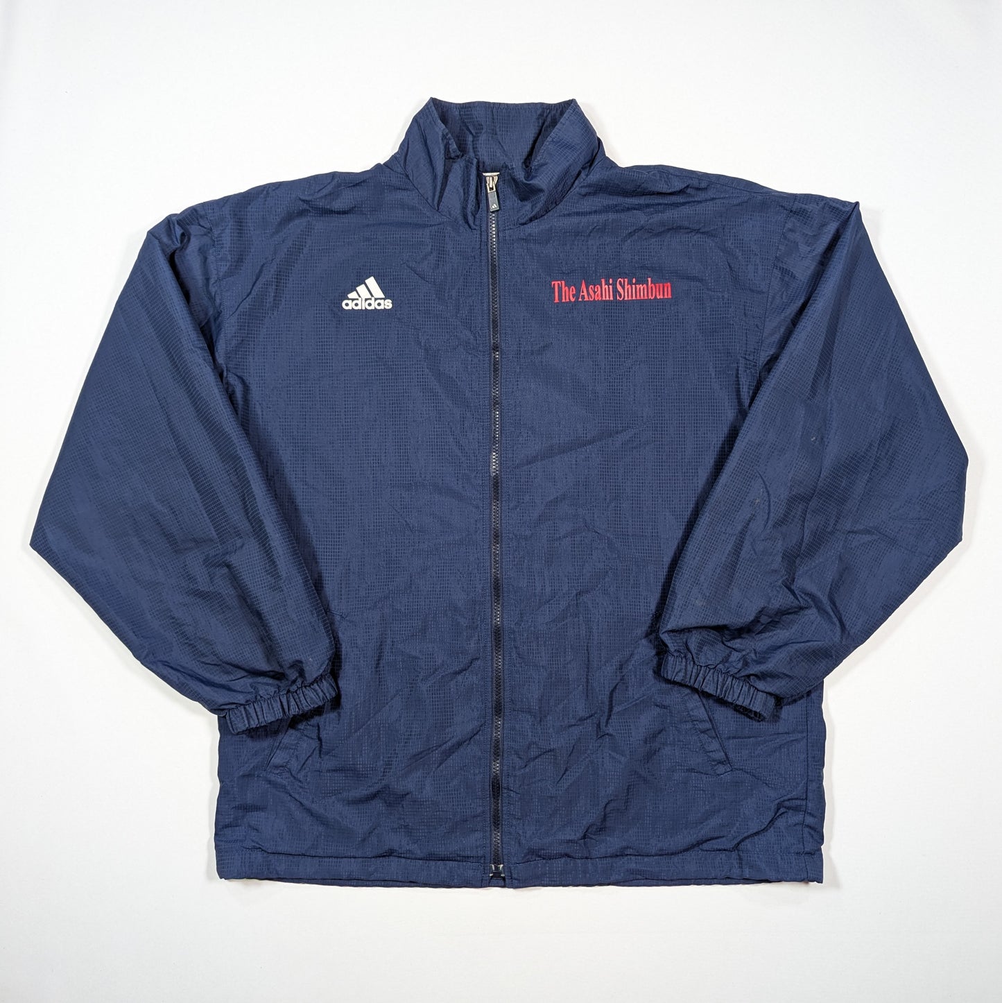 Asahi Shinbun World Cup Football Jacket 2002 adidas  (L) [Very Good]