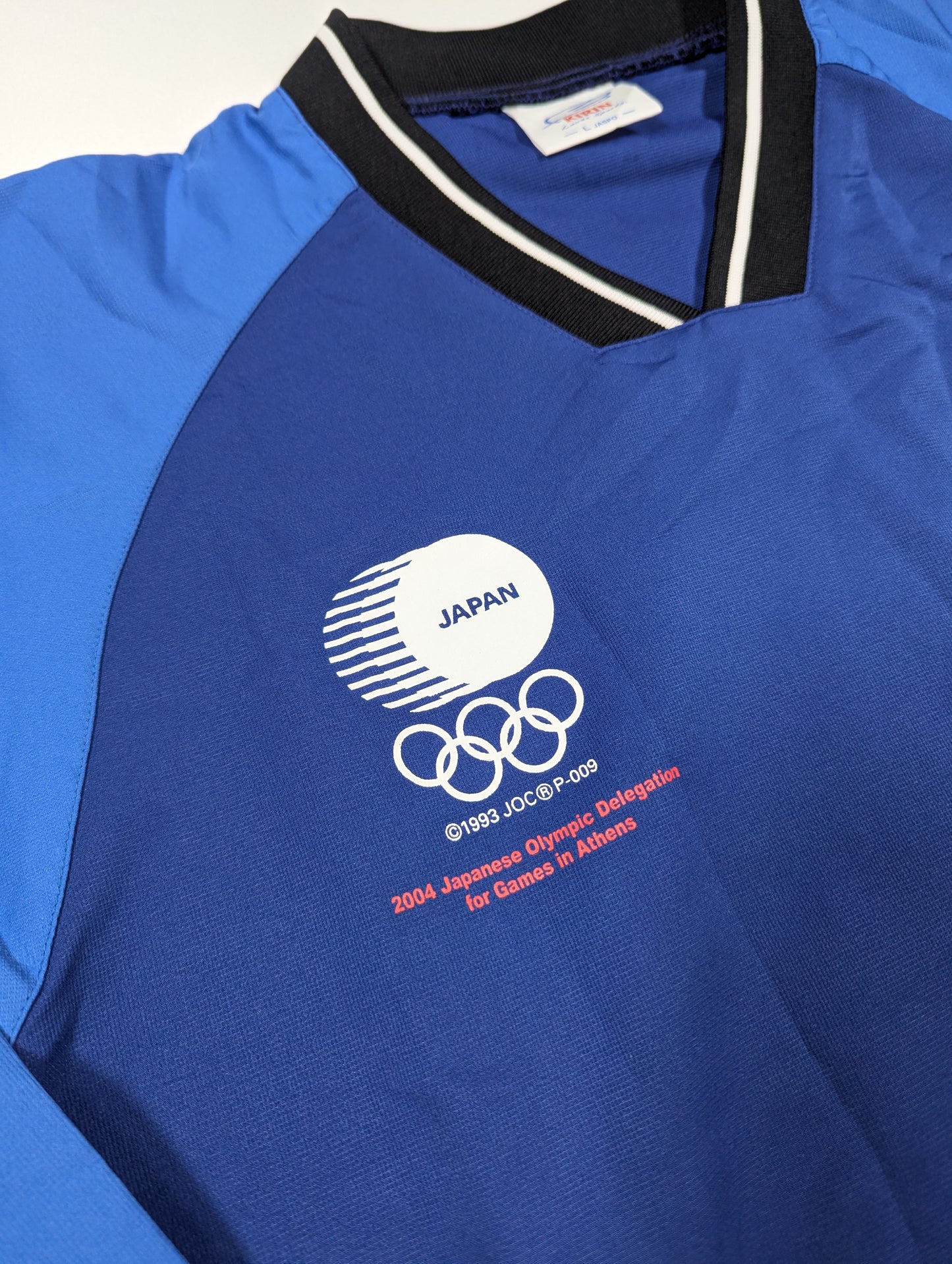 Japan Kirin Football Jacket 2004 Athens Olympics  (L) [Excellent]