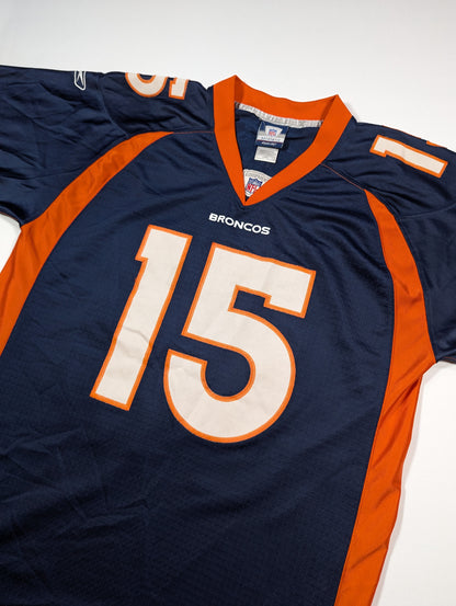 Denver Broncos Reebok American Football Jersey 2007 Marshall  #15  (L) [Good]