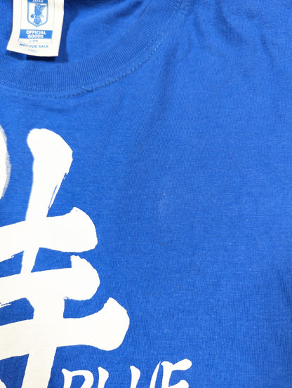 Japan JFA Football T-Shirt 2020s Samurai Blue  (L) [Good]