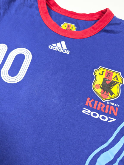 Japan adidas Football Jersey 2007 #10  (L) [Very Good]