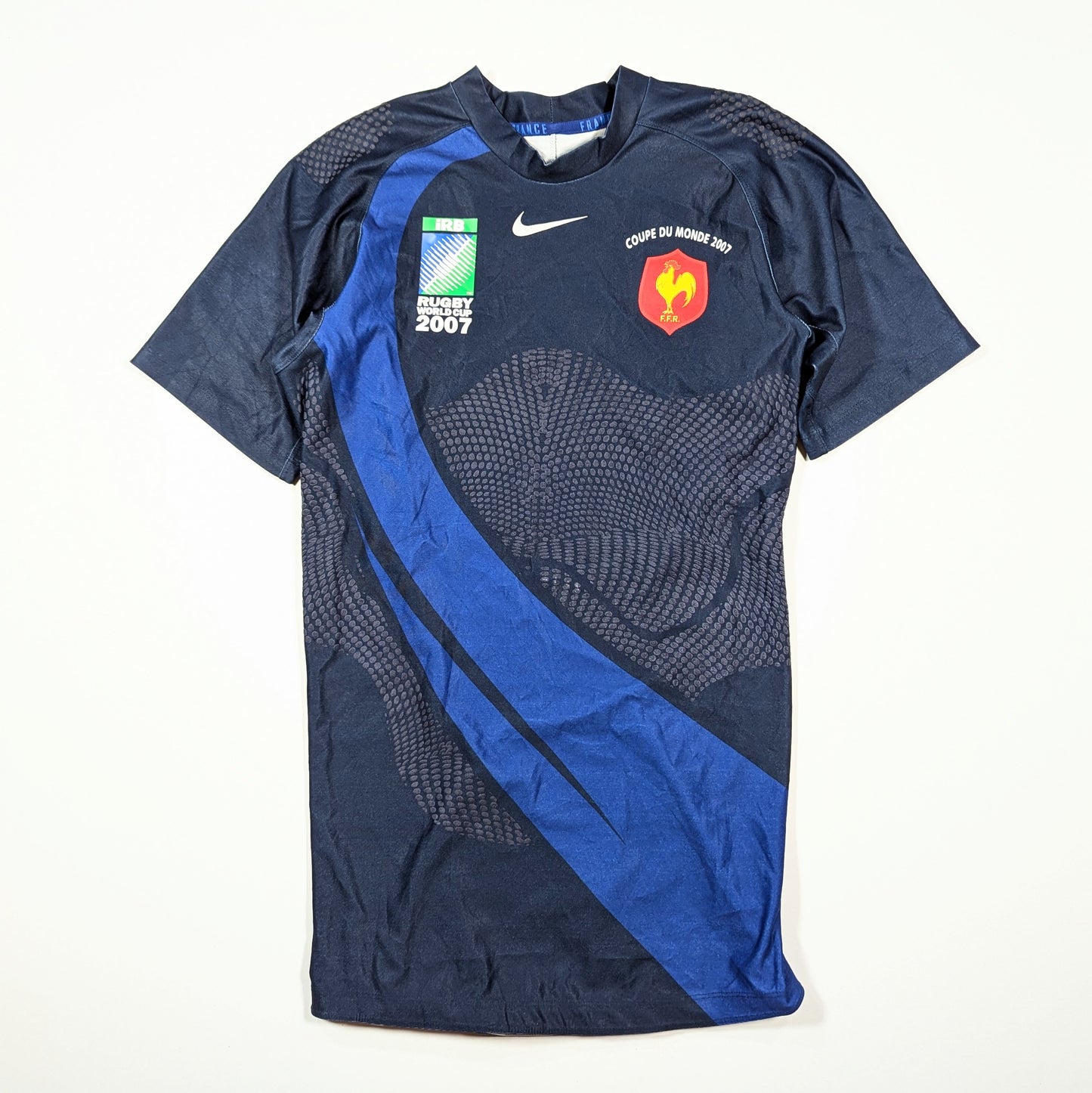 France Nike Rugby Jersey 2007 #11  (L) [Good]