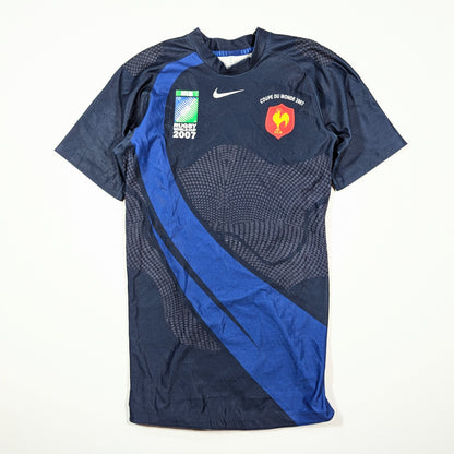 France Nike Rugby Jersey 2007 #11  (L) [Good]