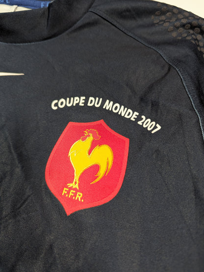 France Nike Rugby Jersey 2007 #11  (L) [Good]