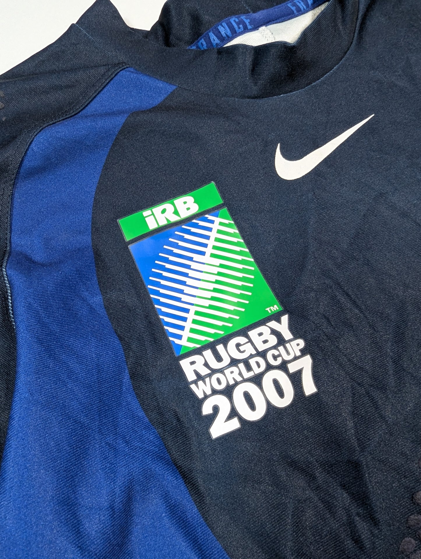 France Nike Rugby Jersey 2007 #11  (L) [Good]