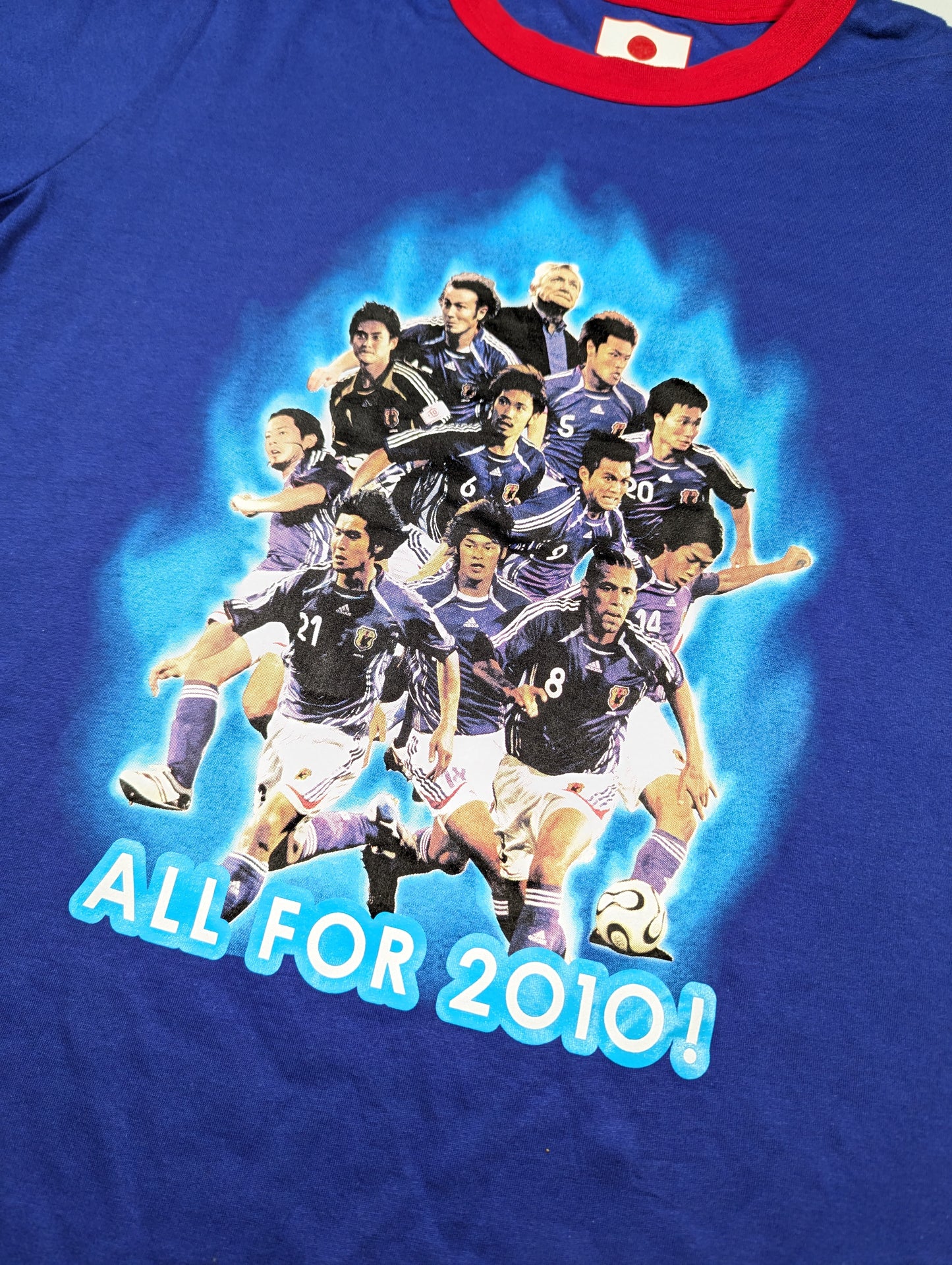 Japan adidas Football Reversible T-Shirt 2007 #10  (L) [Very Good]