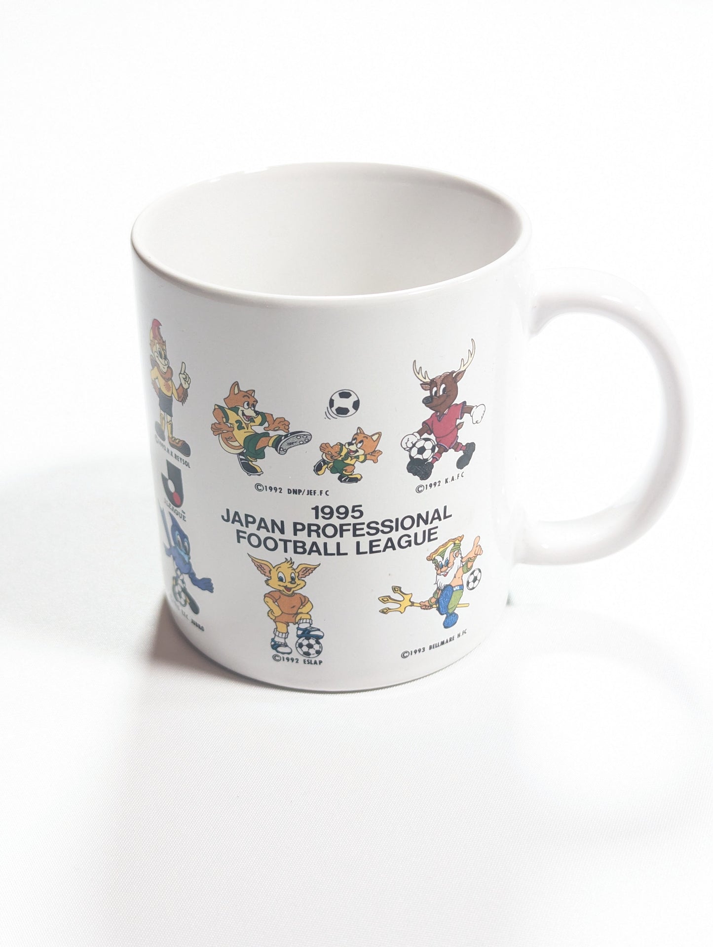 J league KFC JLeague Football Mug 1995 [Excellent]
