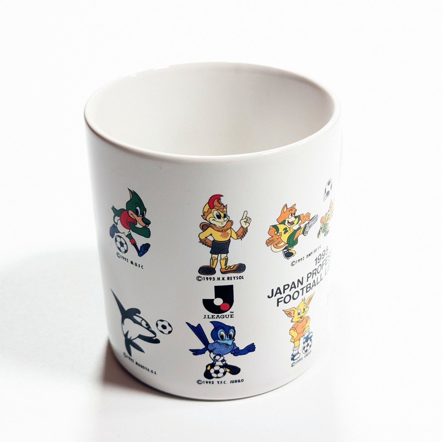 J league KFC JLeague Football Mug 1995 [Excellent]