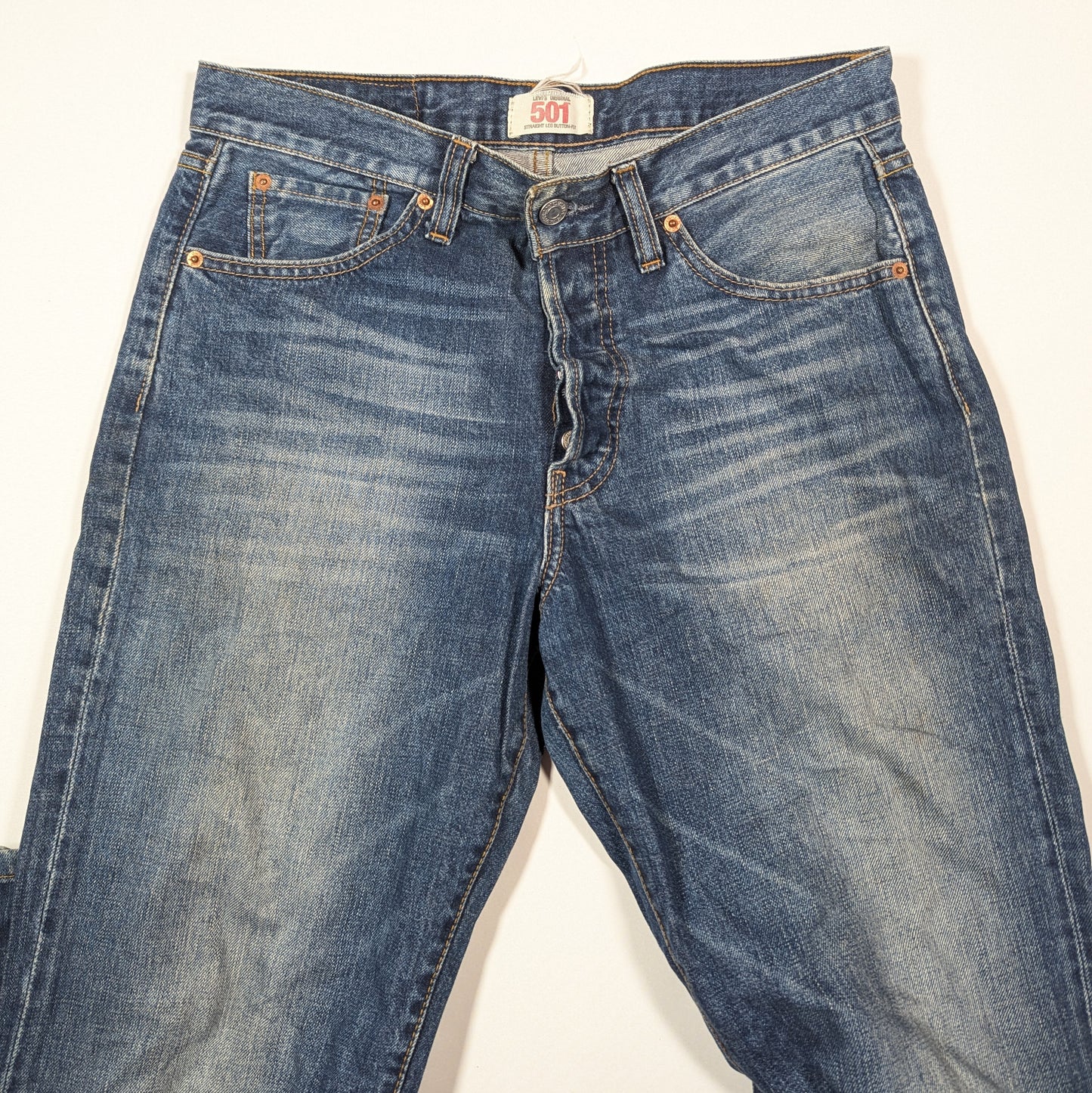 Levis Blue 501  Jeans (W32 L32) [Very Good]