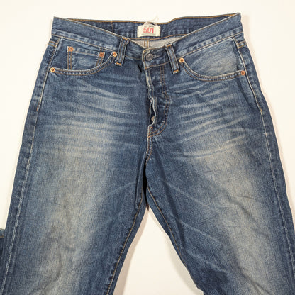 Levis Blue 501  Jeans (W32 L32) [Very Good]