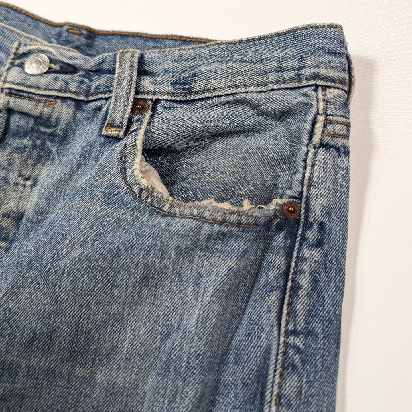 Levis Blue 501  Jeans (30W 30L) [Good]
