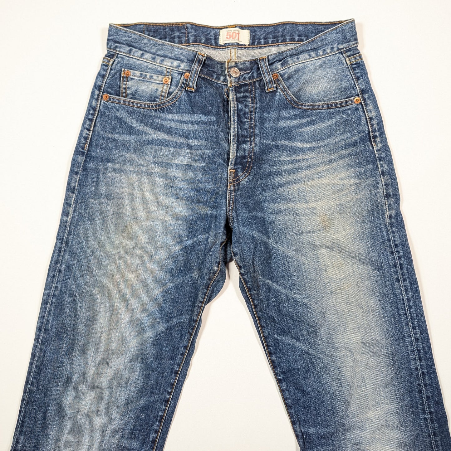 Levis Blue 501  Jeans (30W 32L) [Fair]