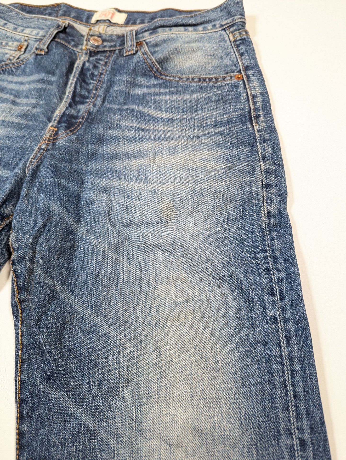 Levis Blue 501  Jeans (30W 32L) [Fair]