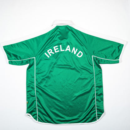 Republic of Ireland Green Football Jersey 2002 (L) [Good]