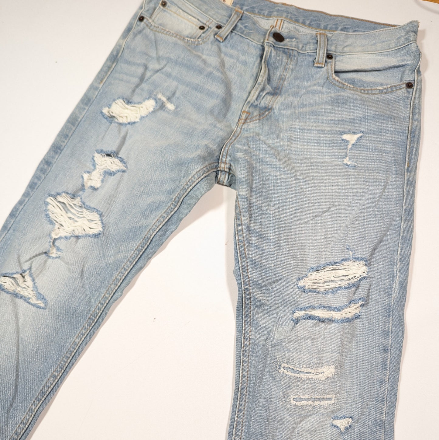 Hollister Blue Skinny  Jeans (32W 32L) [Good]