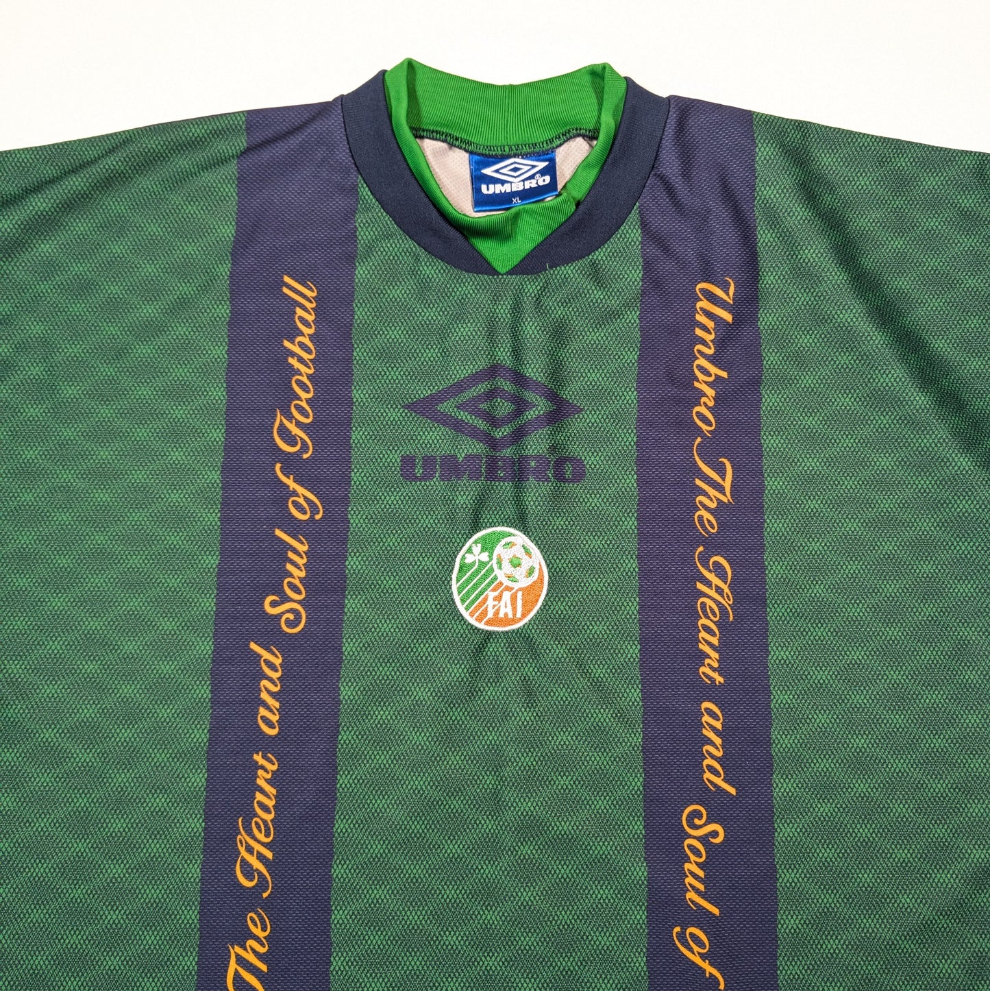 Republic of Ireland Umbro Football Jersey 1994 (XL) [Fair]
