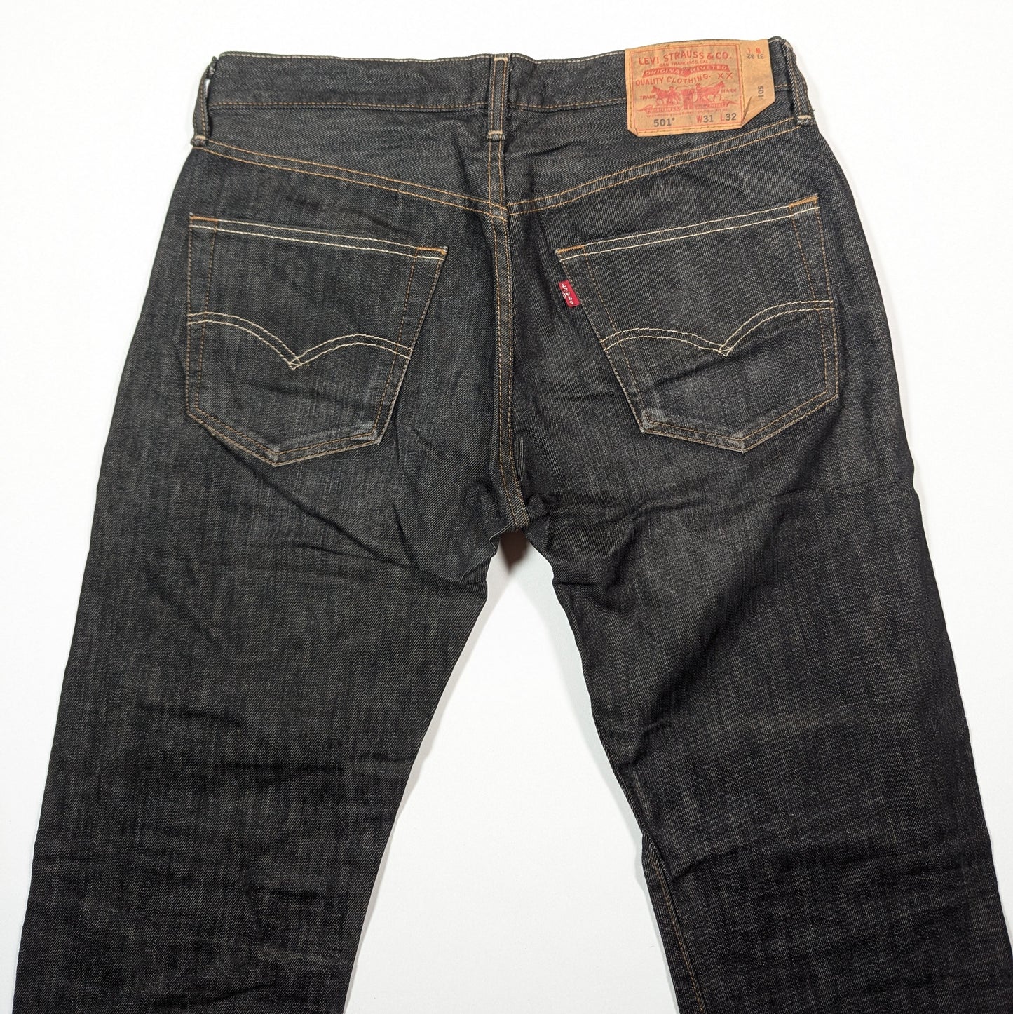 Black 501 Levis Jeans (W31 l32) [Very Good]