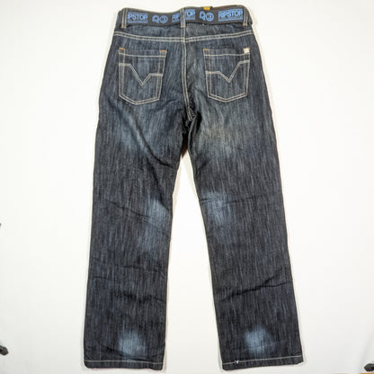 Ripstop Blue Hevos Jeans (W28 L28) [New]