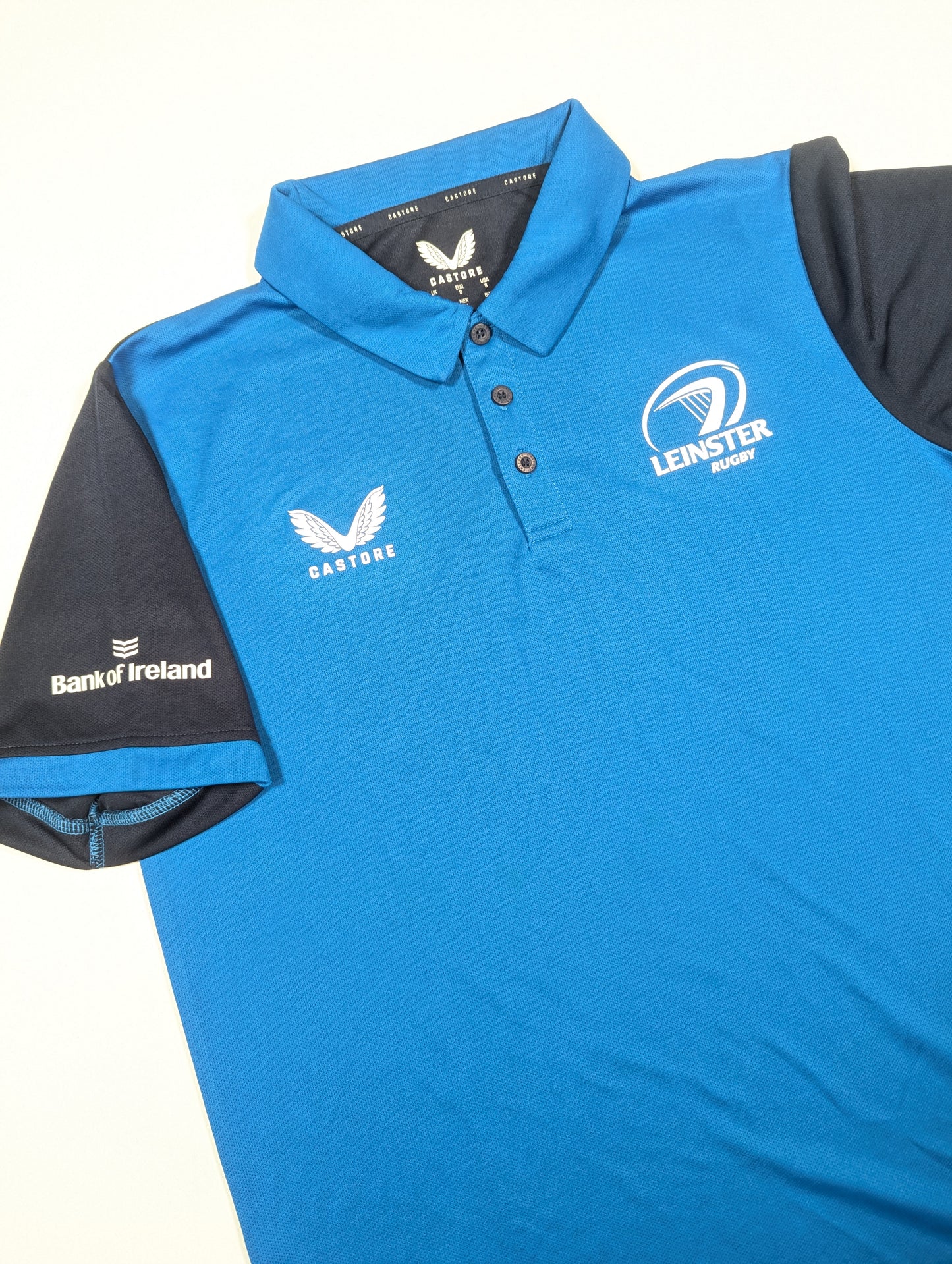 Leinster Castore Rugby Polo Shirt 2024 (S) [Excellent]