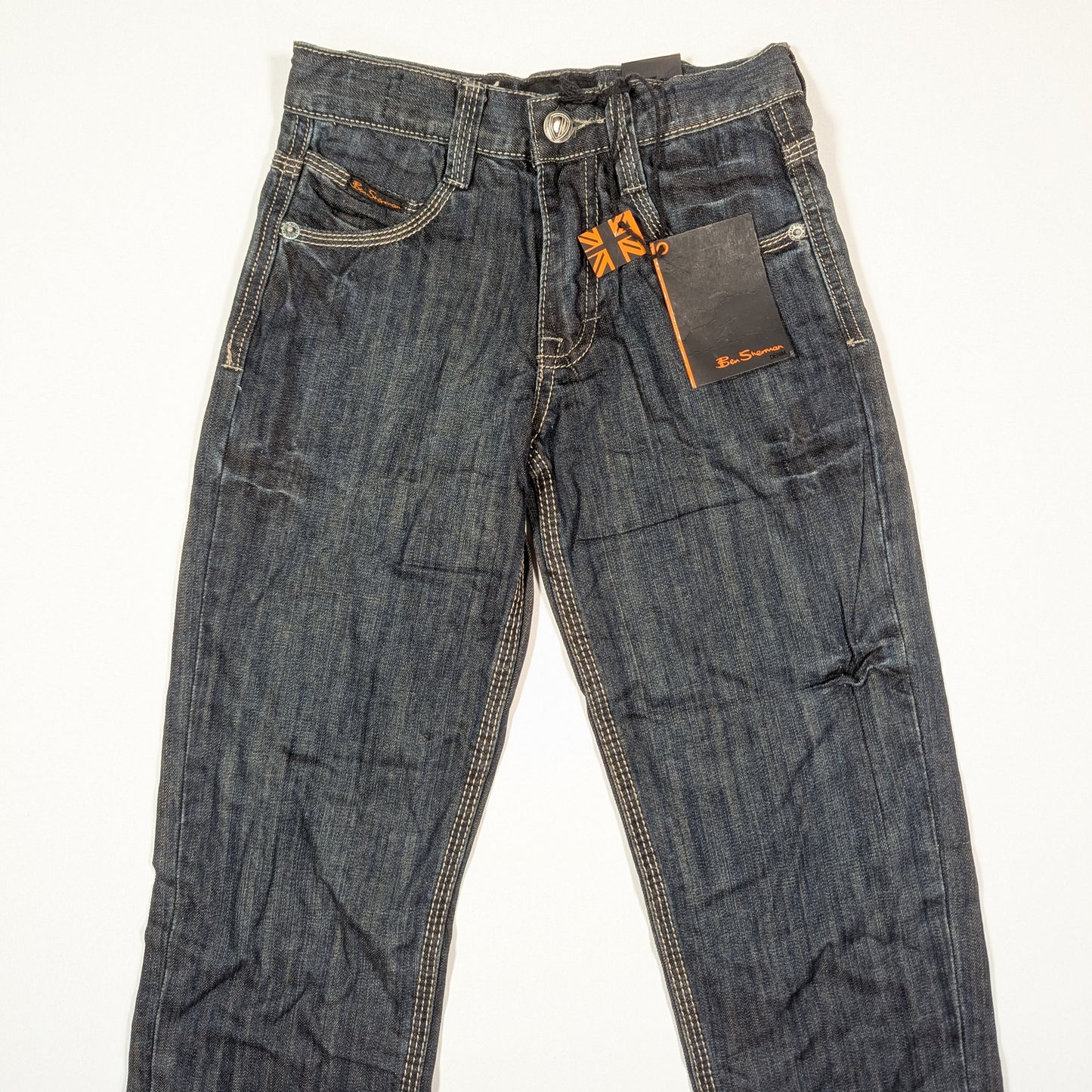 Ben Sherman Black Straight Fit Jeans (5-6 Years) [New]