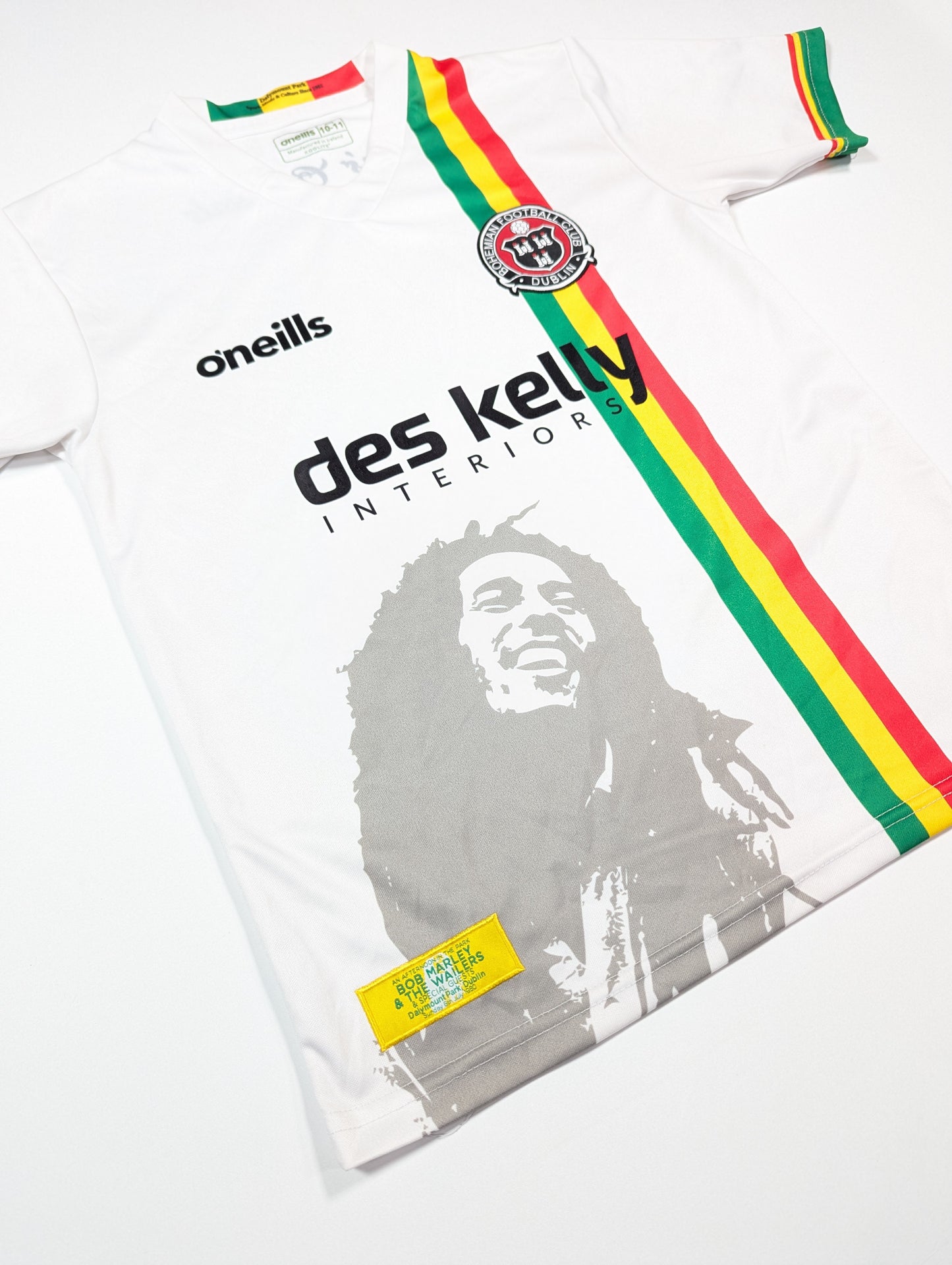 Bohemian FC O'Neills Football Jersey 2022 Bob Marley (10-11 Years) [Very Good]