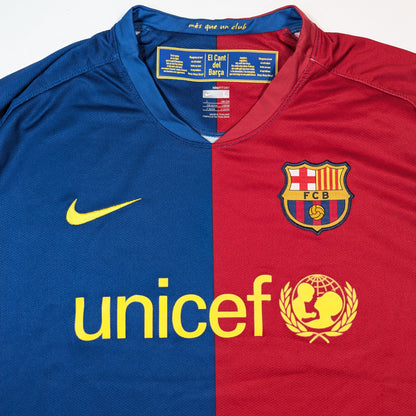 Barcelona NIke Football Jersey 2008 (L) [Excellent]