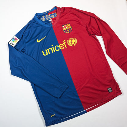 Barcelona NIke Football Jersey 2008 (L) [Excellent]