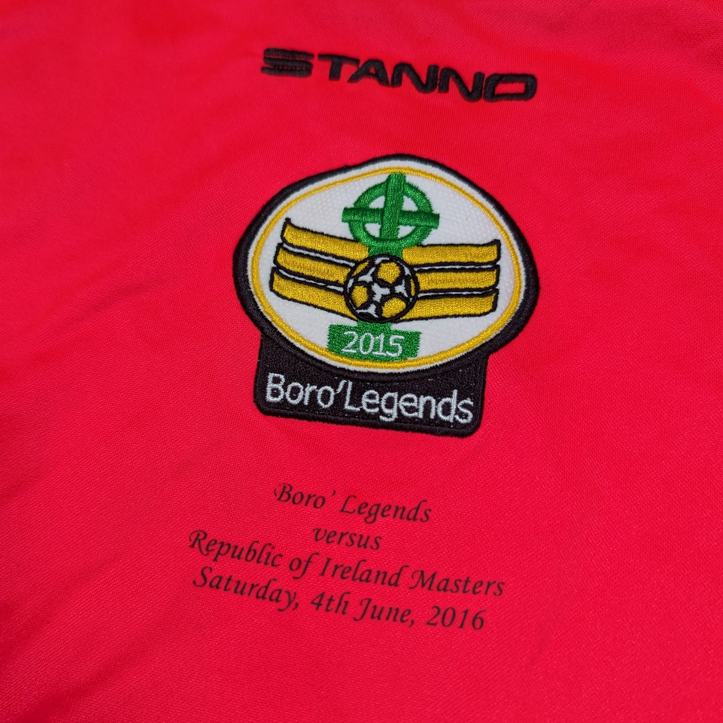 Boro Legends Player Issue Stanno Football Jersey 2016 Reynolds #7 (L) [Excellent]