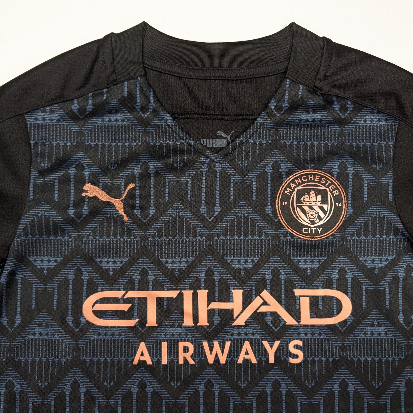 Manchester City Puma Football Jersey 2020 (9-10 Years) [Excellent]