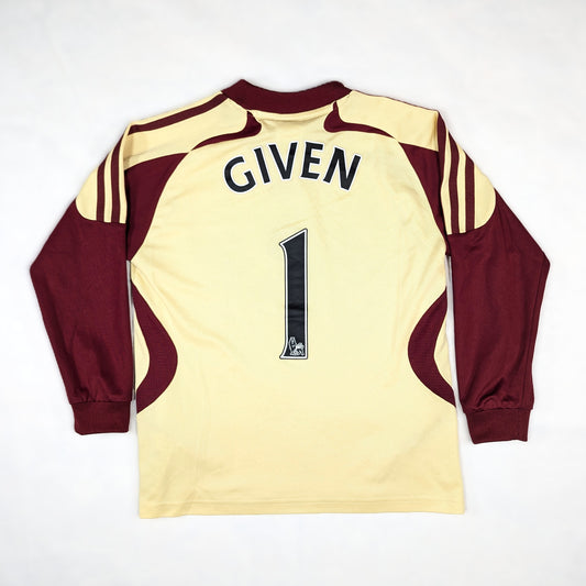 Newcastle United adidas Football Jersey 2007 Shay Given #1 (8 Years) [Good]
