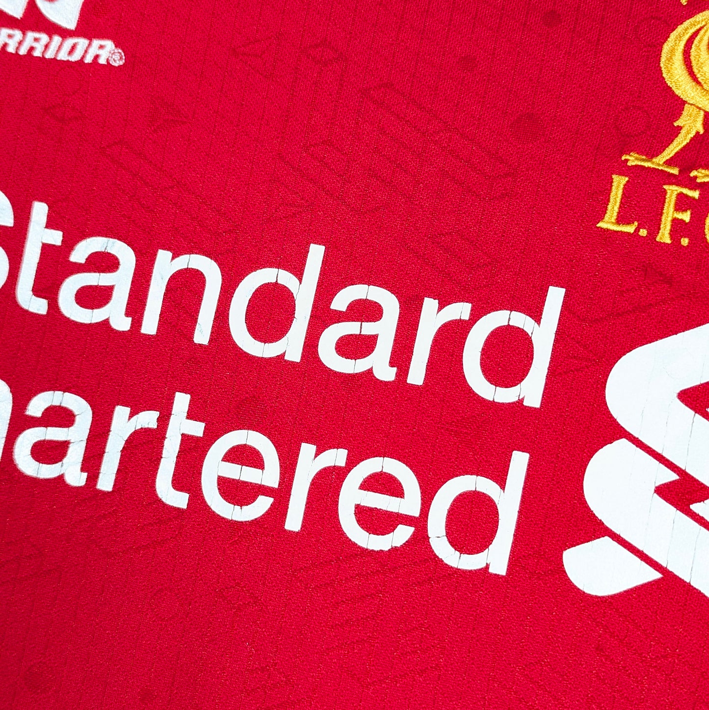 Liverpool Warrior Football Jersey 2014 (M) [Good]