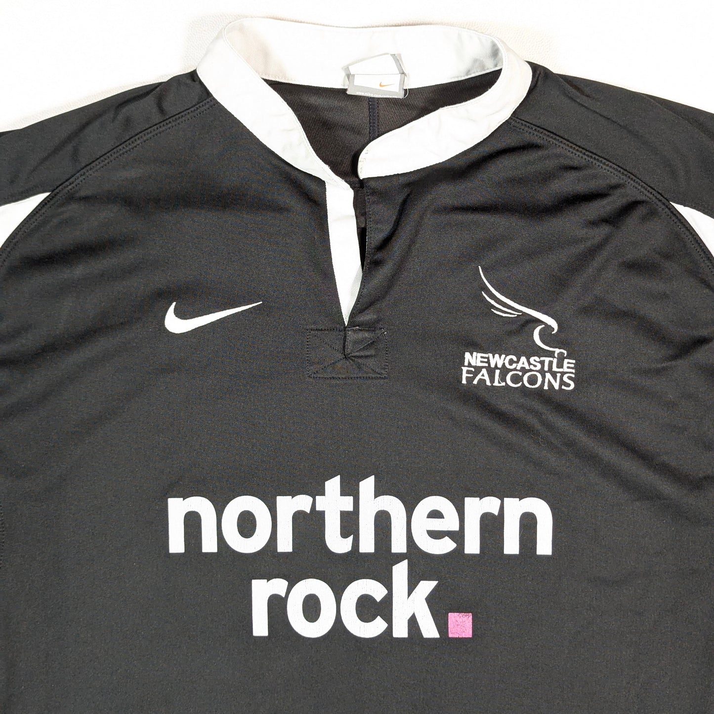 Newcastle Falcons Nike Rugby Jersey 2007 (L) [Good]