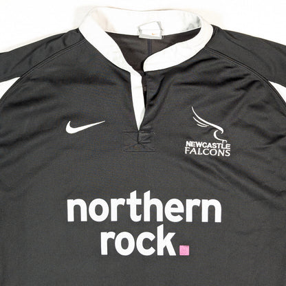 Newcastle Falcons Nike Rugby Jersey 2007 (L) [Good]