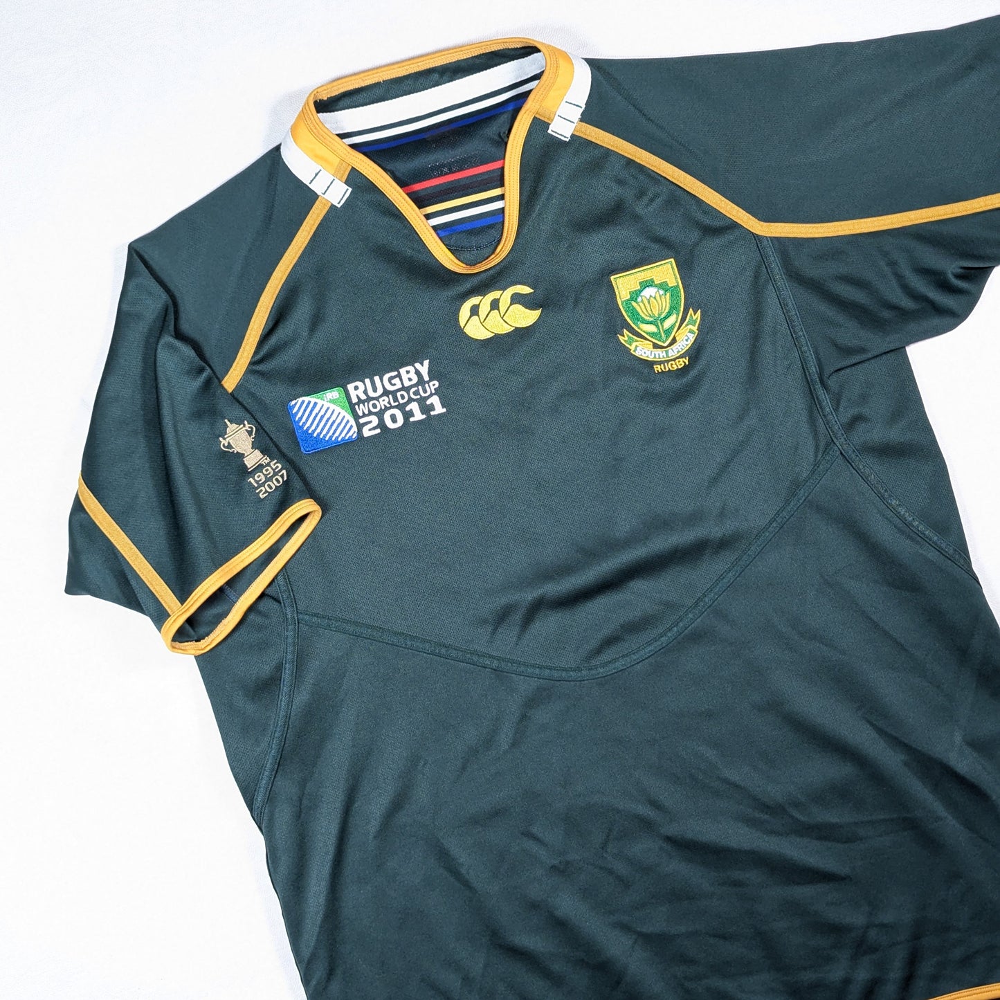 South Africa Canterbury Rugby Jersey 2011 World Cup (L) [Excellent]