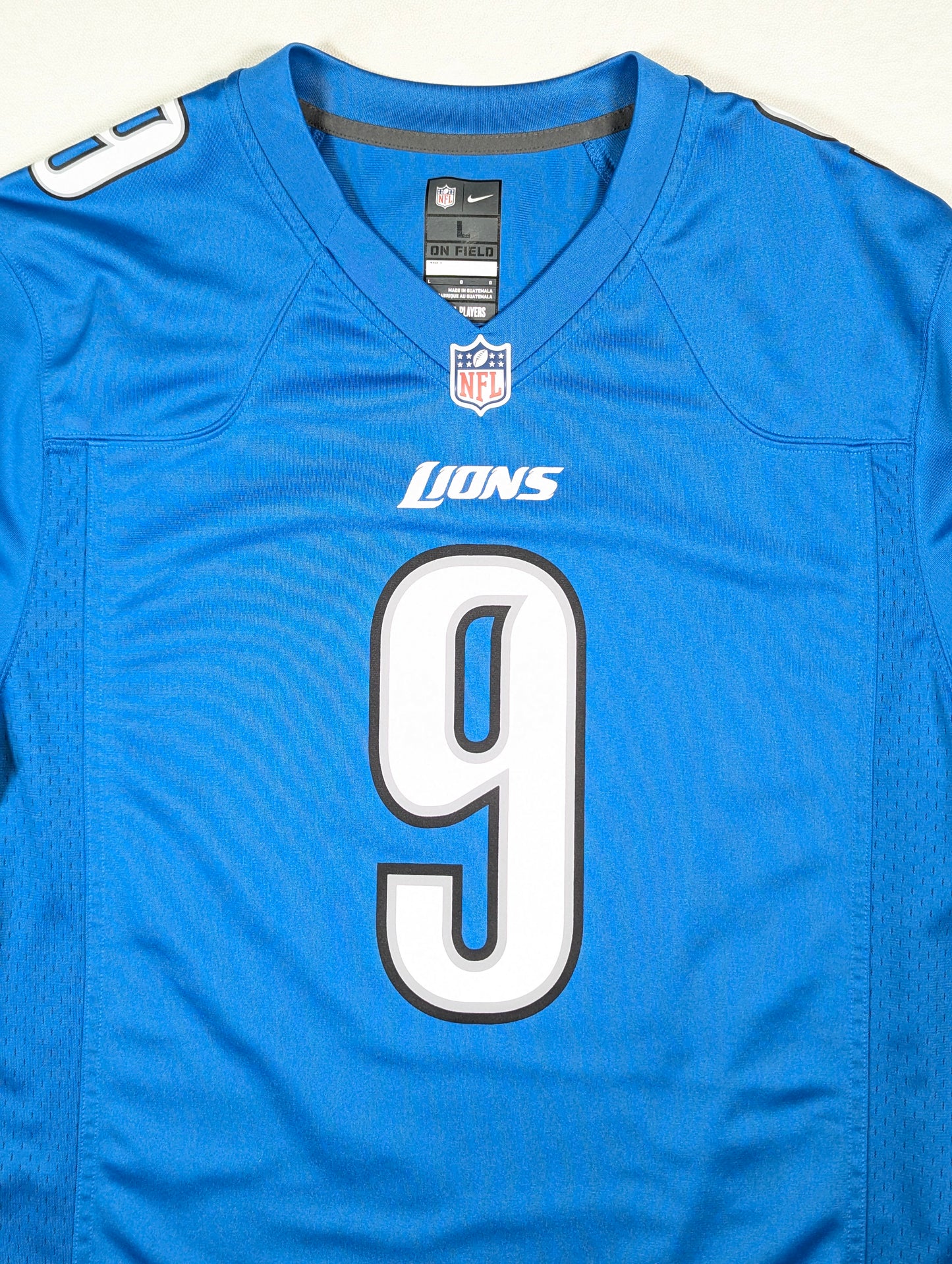 Detroit Lions Nike American Football Jersey 2012 (L) [Excellent]