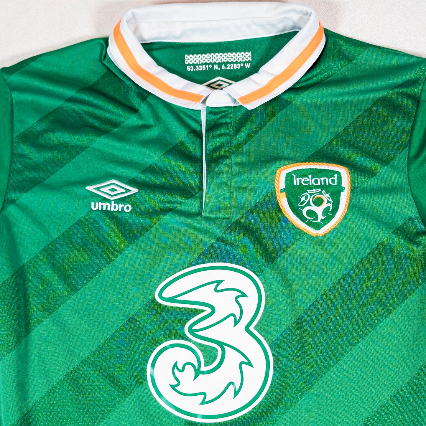 Republic of Ireland Umbro Football Jersey 2016 (L) [Good]