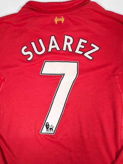 Liverpool Warrior Football Jersey 2012 Luis Suarez #7 (M) [Fair]